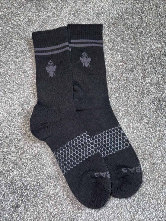 Bombas Other - Bombas Honeycomb 2-Pack Crew Calf Socks Size Medium Brand New Unisex Blk 2-Pairs